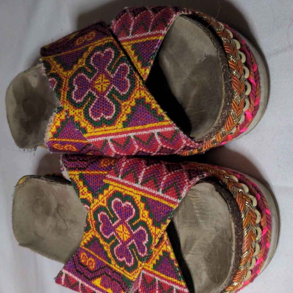 Jessica Simpson platform Espadrille Size 7